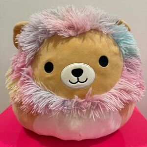 Squishmallow 12" Leonard the Rainbow Mane Lion